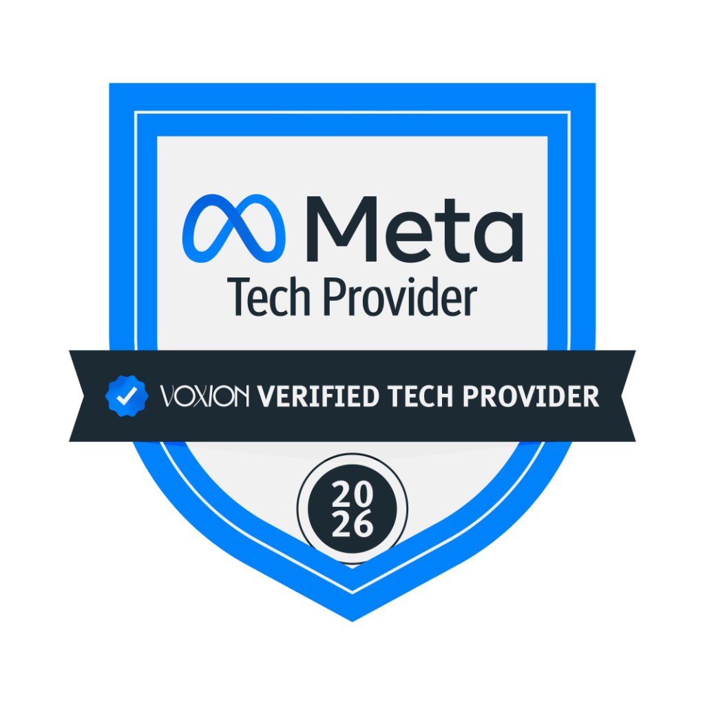 Selo Oficial Meta Tech Provider Brasil - Voxion Studio