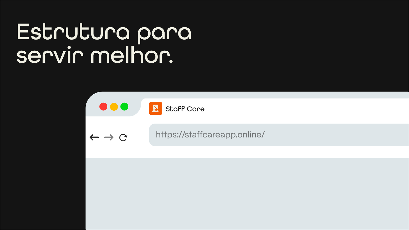 Aplicação digital da identidade Staff Care
